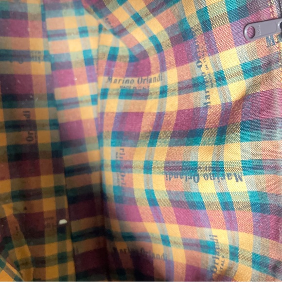 Marino Orlandi Vintage Leather brown Medium shoulder bag with gold tone accents - Picture 12 of 13